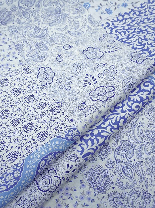 Поплин Кутюрье, ш.2.2м, хлопок-100%, 105гр/м.кв - Купава фото 2