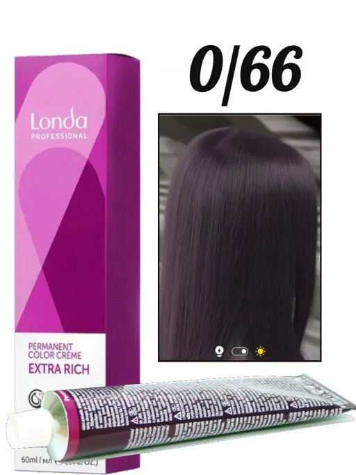 Стойкая краска 0/66 Mix интенсивный фиолетовый микстон LondaColor