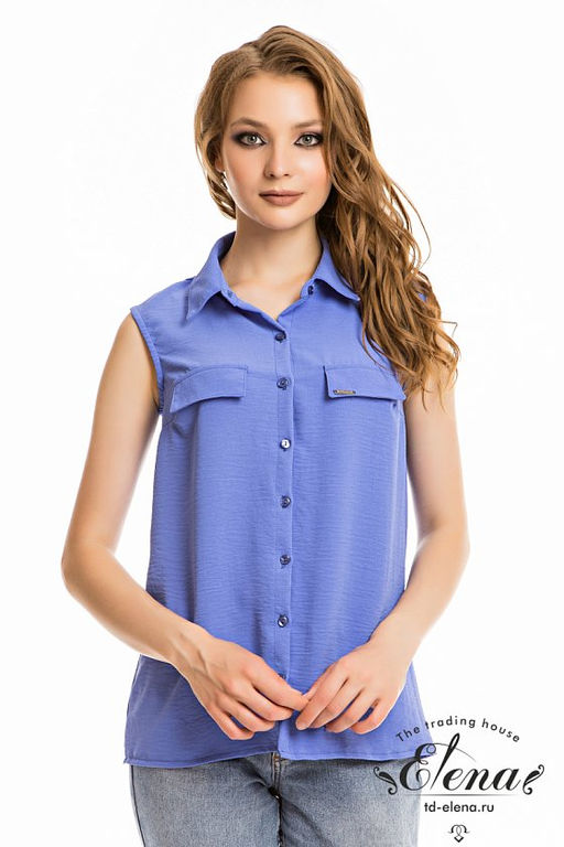 Рубашка М32177а Василек