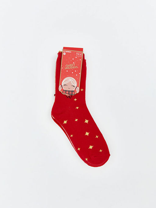 Y?lba?? Temal? K?z ?ocuk Soket ?orap 3l?