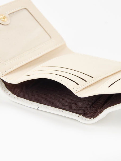 Кошелёк женский на кнопке, 10.5?2.5?8.5 см, с цветочным принтом, разноцветный