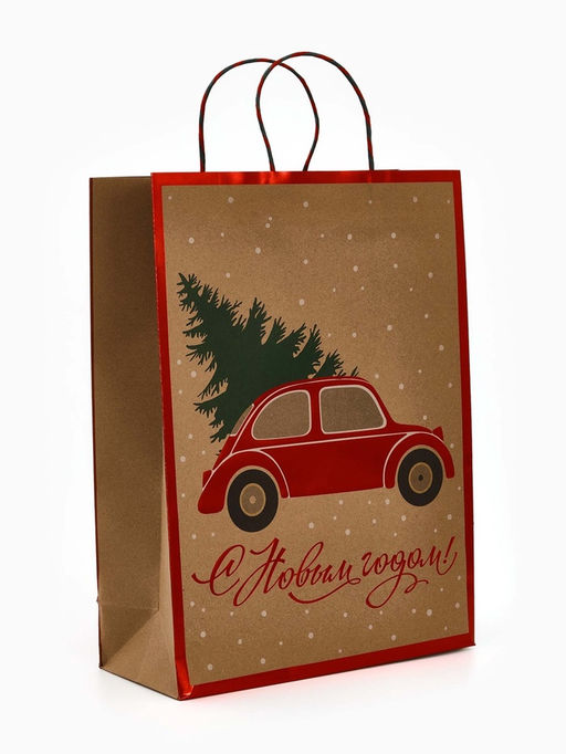 Набор подарочных пакетов «Подарок», 3 шт., 26×30×9 см, 31×40×11.5 см, 18×23×10 см