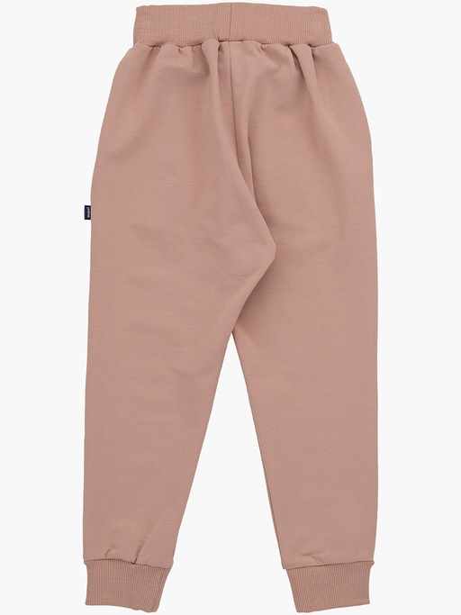 Брюки для девочки на резинке из кашкорсе UD 7517 мокко - Mini maxi фото 12