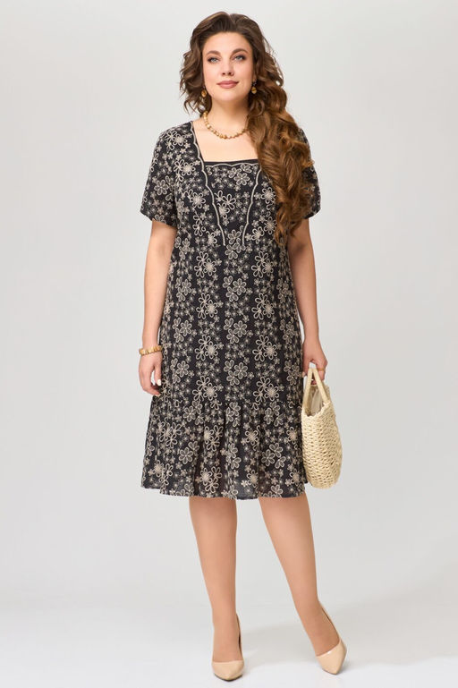 Платье FITA 1193 кофейный  фото 48