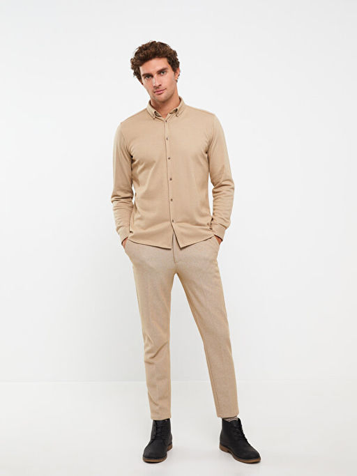 Slim Fit Uzun Kollu Erkek G?mlek