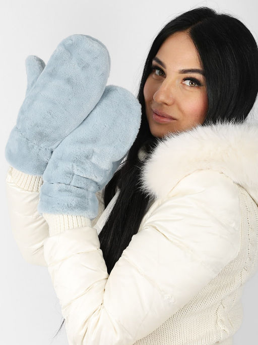 Варежки женские меховые Kim Lin - Milimbi фото 4