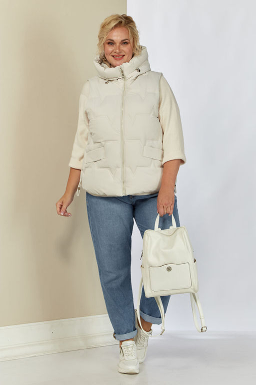 Жилет SHETTI 2153 молочный