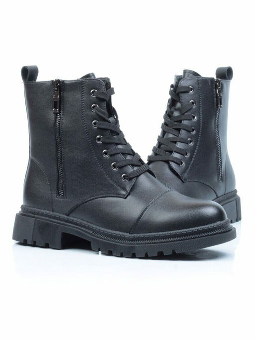 01-5257-1 BLACK Ботинки демисезонные (натуральная кожа, байка) - No name фото 13
