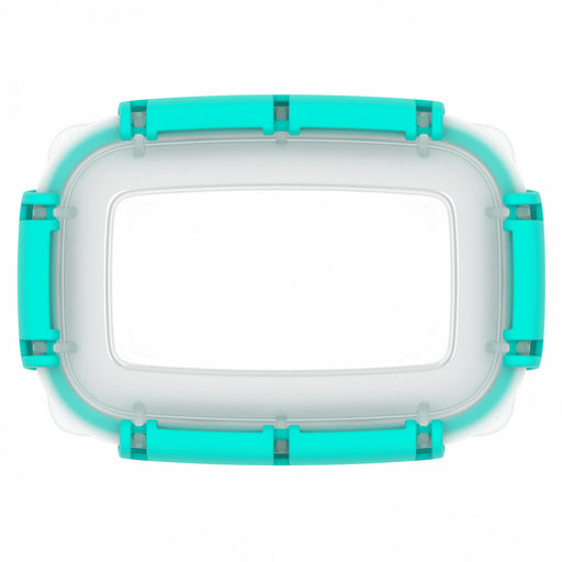 Контейнер для продуктов 0,38л, 14,2х10?х7см, с клипсами, уплотнитель, полипропилен, подходит для СВЧ (Россия) - Домашняя мода фото 5