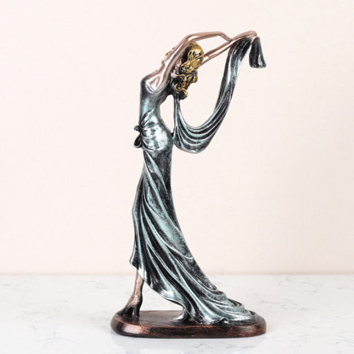 Статуэтка Дама 15х7,5х29,5 / 3357 /уп 16/ - ГалеонТрейд фото 2