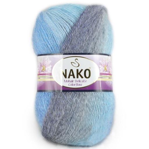 Цена за 5 мотков пряжи MOHAIR DELICATE COLOR FLOW