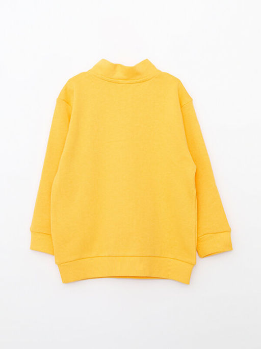 Dik Yaka Uzun Kollu Bask?l? Erkek Bebek Sweatshirt - Waikiki фото 2