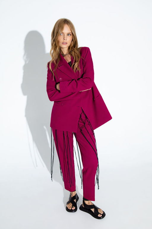 Жакет Pirs 4637 ягодный  фото 2