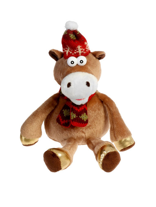 Мягкая игрушка «Зимняя лошадка», 30 см