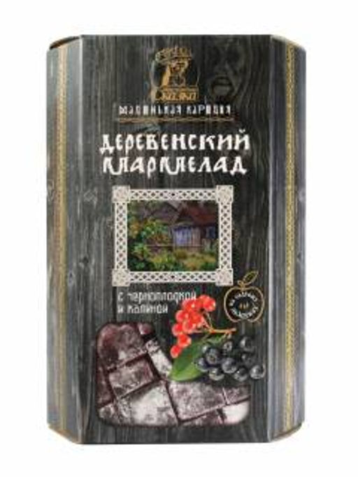 Мармелад желейно-фруктовый резаный С яблоком, калиной и черноплодной рябиной