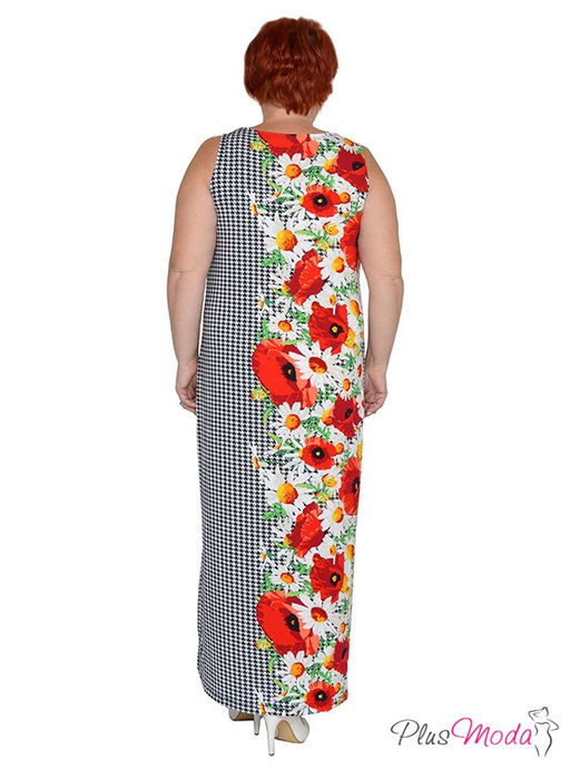 Платье Модель №1451 размеры 44-84 - Plusmoda фото 4