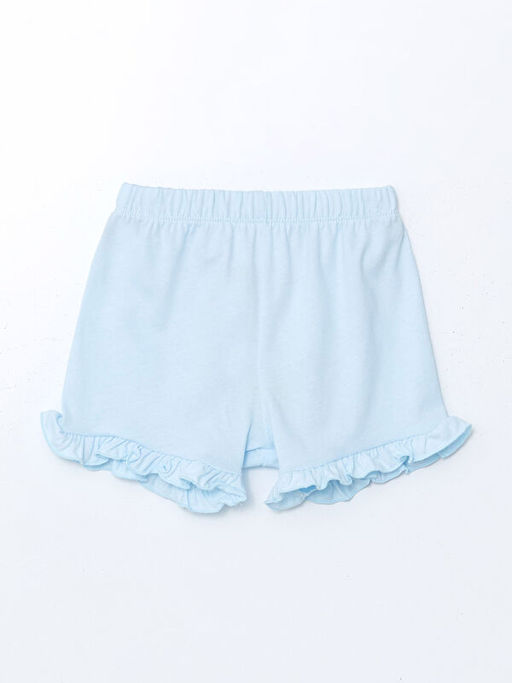 Beli Lastikli Basic K?z ?ocuk ?ort 2li