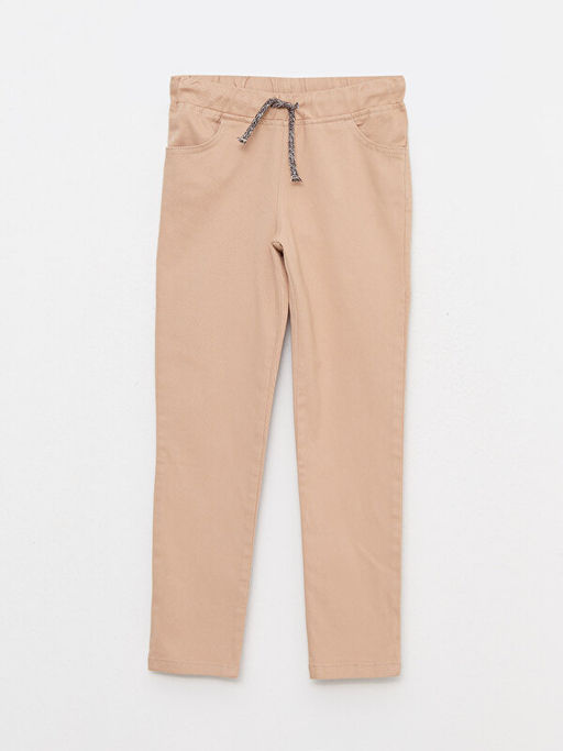 Beli Lastikli Basic Gabardin K?z ?ocuk Pantolon