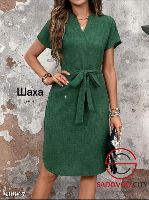 Платье женское с поясом - Bruno фото 3