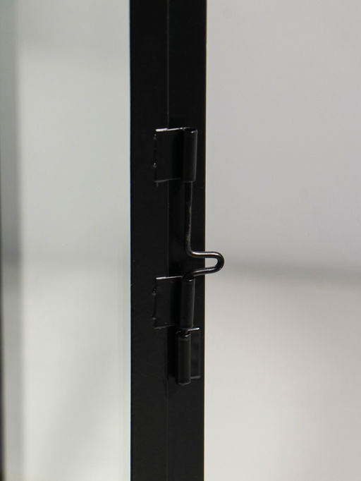 Подсвечник металлический «Фонарь лофт», чёрный, набор 2 шт. свеча 14×14 см, 20×20 см; 15×15×43 см, 21×21×60 см