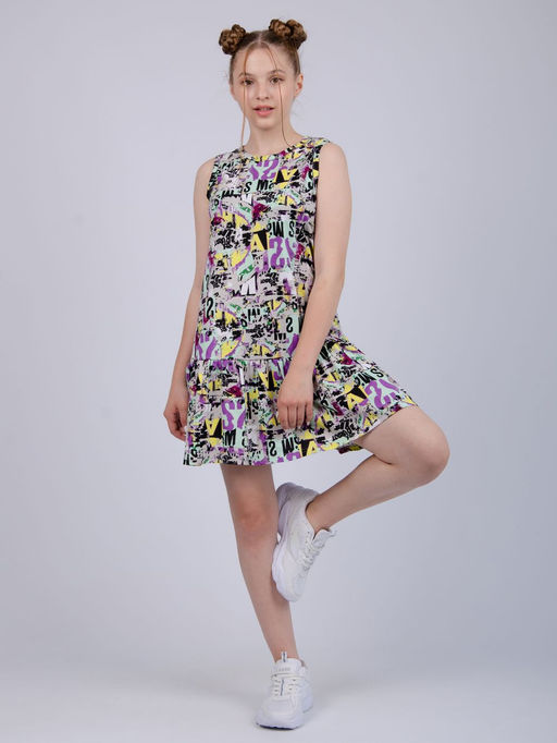 Сарафан "ПлД-57" абстракция, трикотаж (М)