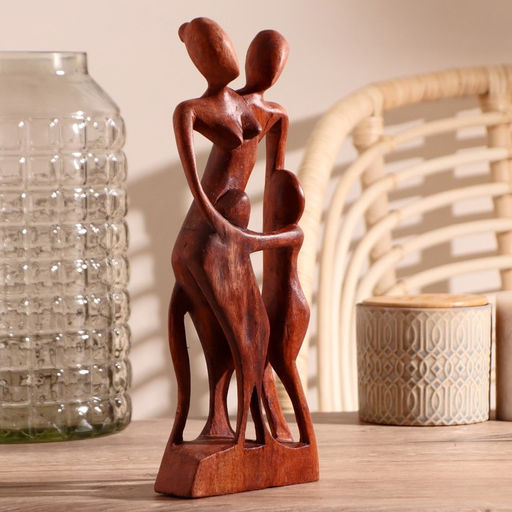 Сувенир «Семья», 11×4×31 см, дерево