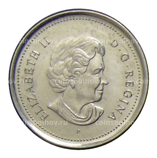 Монета 10 центов 2004 года P Канада