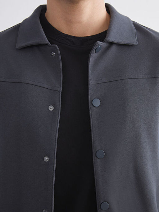 Rahat Kal?p Uzun Kollu Erkek G?mlek Ceket