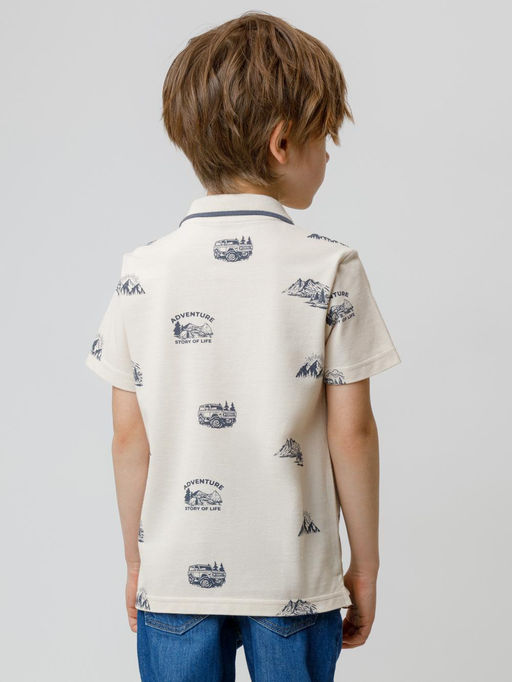 КР 302416/бежевый,лесной поход к658 джемпер-поло для мал