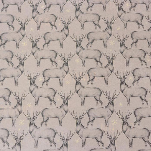 Цена за 10 шт. Бумага упаковочная глянцевая двусторонняя Олени, 70 100 см - Дарите счастье фото 3