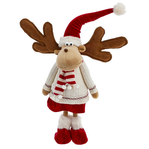 Игрушка набивная "Олень", L28 W14 H47/34 см, 2в.