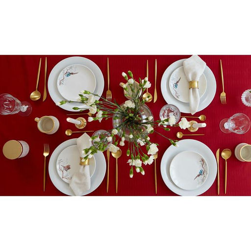 Скатерть Этель Shine 150*250 +/-3см, цв.бордовый, пл. 192 г/м2, хл с ВГМО  фото 9