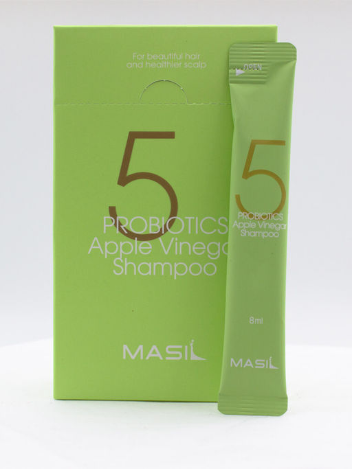 MASIL - ШАМПУНЬ ДЛЯ ВОЛОС И КОЖИ ГОЛОВЫ С ЯБЛОЧНЫМ УКСУСОМ 5 PROBIOTICS APPLE VINEGAR SHAMPOO, 8 ML * 20 ШТ.  фото 2