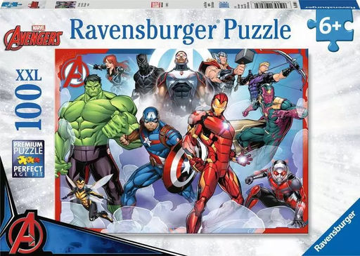 Ravensburger. Пазл карт. 100 арт.10808 Marvel "Команда мстителей 2"