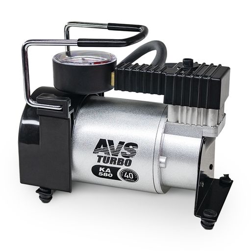Компрессор AVS TURBO KA 580 12V поршн.типа в СУМКЕ (150Ватт.10 атмосфер, 40л/мин, пров 3м) 43001 (8)