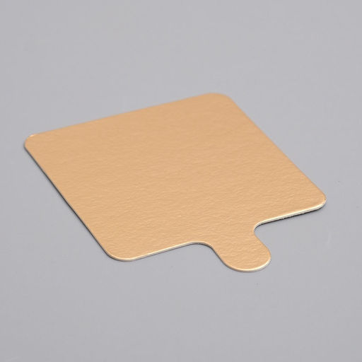 Цена за 100 шт. Сольерка, золото - серебро, 7.5×7.5 см, 0.8 мм