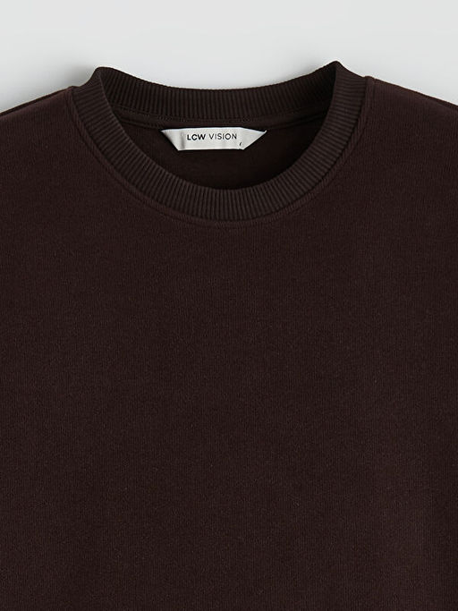 Bisiklet Yaka Erkek Sweatshirt