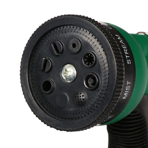 Пистолет для полива, 8 режимов, фиксатор, быстросъёмное соединение, эргономичная ручка, пластик, Greengo