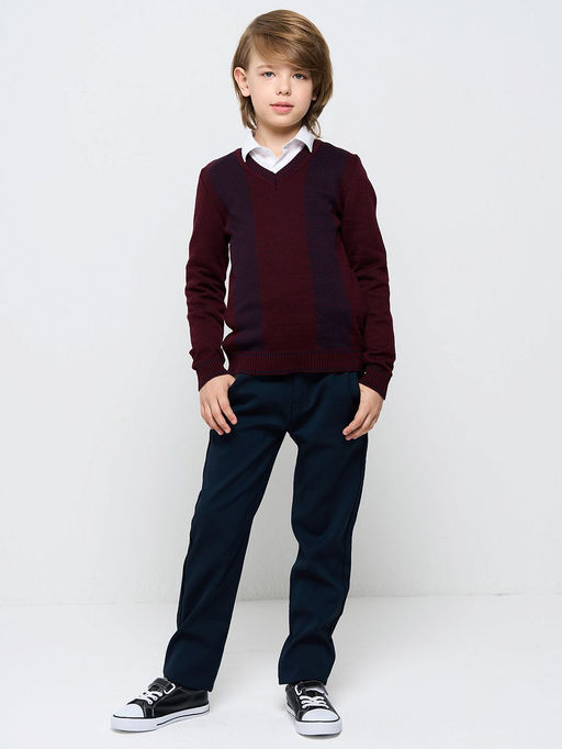 Джемпер для мальчиков 7014 - Vay kids школа фото 2