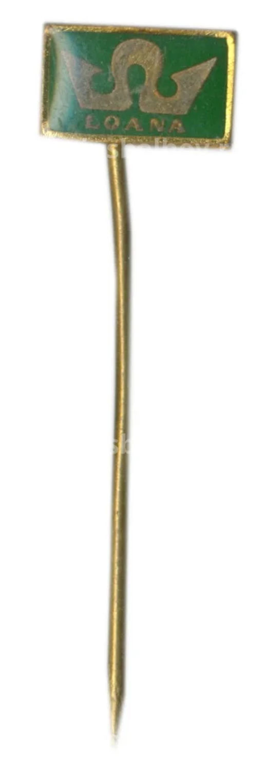 Значок рекламный LOANA