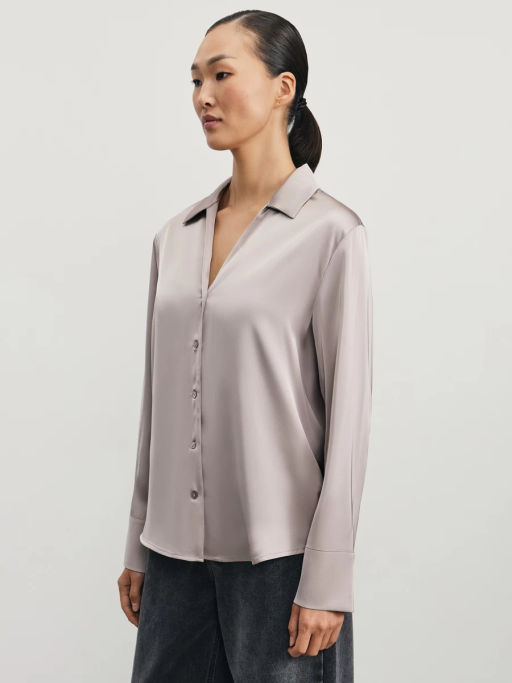 Атласная блузка / Zarina  фото 4