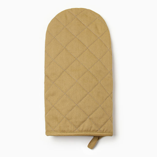 Варежка-прихватка Этель Kitchen цв.коричневый, 15х28см,саржа, 100% х/л  фото 3
