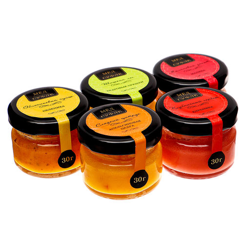 Набор подарочный мед и чай новогодний Вкусного Нового Года - Фабрика счастья фото 11