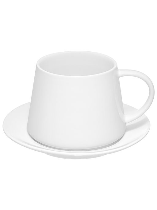 Чайная пара 4 пр. 320 мл 12*9,5*7,5 см Айсберг, фарфор - Elan gallery фото 4