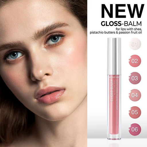RELOUIS Блеск-бальзам для губ GLOSS-BALM с маслами тон:12 Shiny Cherry