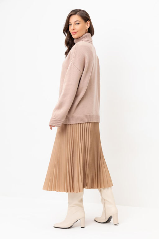 Юбка Very Neat ЕТ 70003 плиссе телесный фото 3