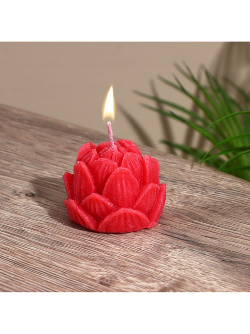 Свеча "Лотос" 5х5х6 см, соевый воск