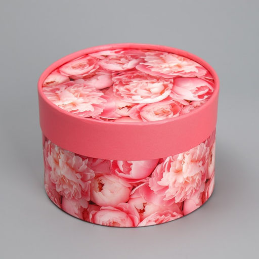 Коробка подарочная, упаковка, «Пионы» 12×8 см