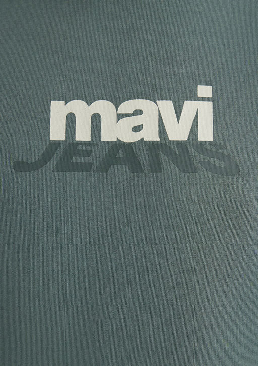 Mavi Logo Bask?l? Yesil Sweatshirt  фото 8