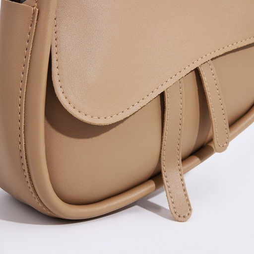 Сумка из искусственной кожи, 20х16х8.5 см, бежевый цвет - Nazamok фото 4